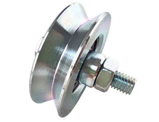 Bánh xe cổng trượt 100mm Con lăn với bánh xe cổng rãnh 3 &quot;4&quot; V