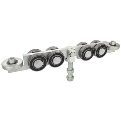 Xe tải nội bộ Treo cửa Con lăn 10 bánh Xe hướng dẫn Cổng trục Bánh xe JNK