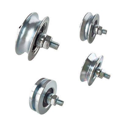 Bánh xe cửa sổ trượt nhôm U Groove với bạc đạn đơn cho văn phòng