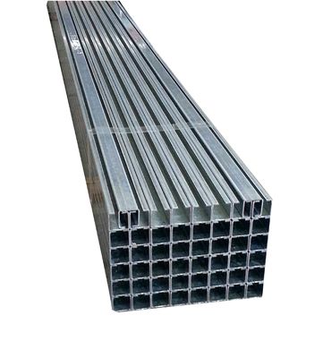 5,8 mét Đường ray cổng công xôn cho bánh xe 60mm Thép bề mặt kẽm trắng