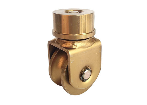 1320Lbs U rãnh chữ v bánh xe trượt bằng thép và theo dõi 360 độ 60mm 80mm