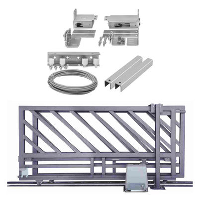 Phần cứng cổng trượt kính thiên văn cửa đôi mạ kẽm tự động 3M 4M