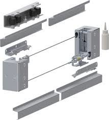 Cửa đôi cửa trượt Cổng kính thiên văn Phần cứng mạ kẽm 3m 4m 5m 6m