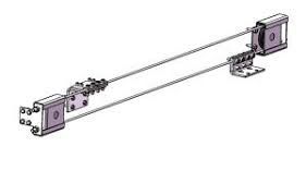 Cửa tự động Tiết kiệm không gian Hệ thống cổng kính thiên văn với Ranger
