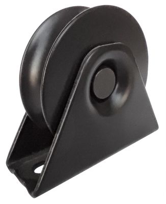 Bánh xe cổng đường lái hạng nặng 98mm 4 '' V rãnh sắt mạ kẽm