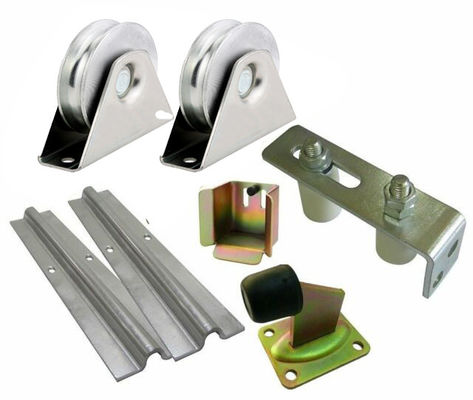 Thép chịu lực đơn rãnh U với giá đỡ bánh xe cổng trượt