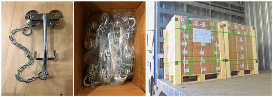 Con lăn cáp kẽm bạc chuối ISO9001 SGS