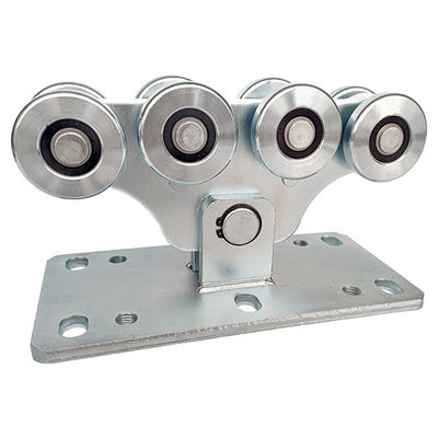 Con lăn 68mm thép mạ kẽm trượt vừa bánh xe vận chuyển cổng công xôn