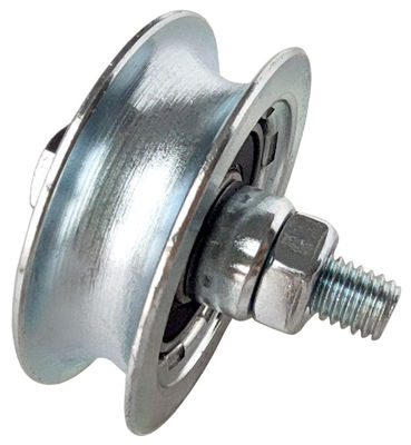 Bánh xe cổng trượt 100mm Con lăn với bánh xe cổng rãnh 3 &quot;4&quot; V