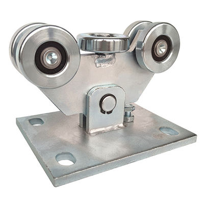 Con lăn 60mm bánh xe đỡ cổng công xôn trượt bằng thép mạ kẽm