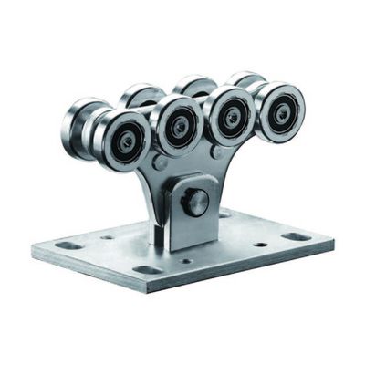 Con lăn 48mm thép mạ kẽm trượt vừa bánh xe vận chuyển cổng công xôn