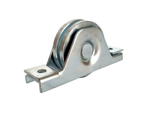 bánh xe phần cứng cửa trượt 4 '' 101,6mm thép V rãnh bánh xe dưới cùng với vòng bi 6202