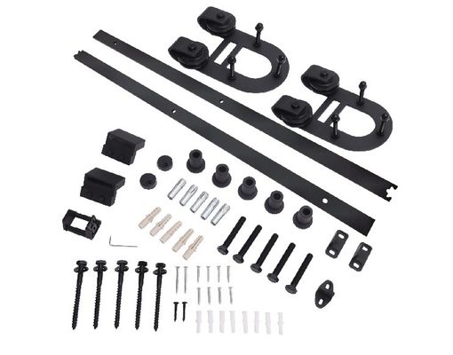 Phụ kiện cửa trượt nội thất ngành công nghiệp treo cửa cuốn con lăn trượt cửa chuồng bộ phần cứng cửa