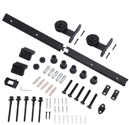 6.6 'T-Shaped Heavy Duty Barn Cửa cuốn và theo dõi Treo bên ngoài đường ray