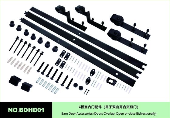 11 Ft 10 Ft Nối phần cứng cửa đôi Barn cho tủ Treo Hệ thống theo dõi cửa 3 mét