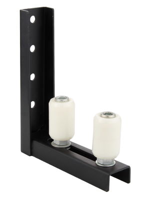 Khung dẫn hướng cổng trượt 280kg Giá đỡ dẫn hướng cửa trượt bằng thép mạ kẽm với con lăn nylon