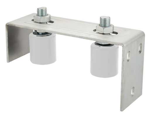 Khung dẫn hướng cổng trượt 280kg Giá đỡ dẫn hướng cửa trượt bằng thép mạ kẽm với con lăn nylon