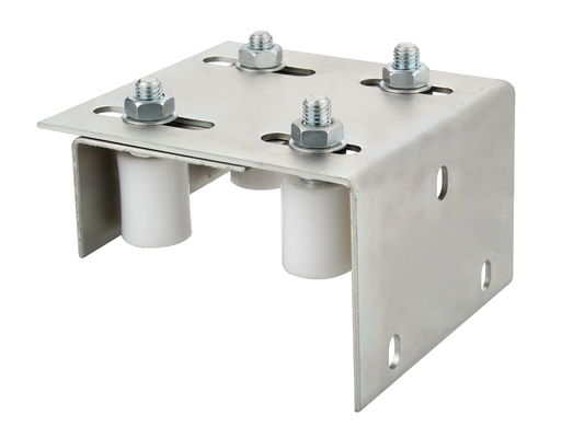 Khung dẫn hướng cổng trượt 280kg Giá đỡ dẫn hướng cửa trượt bằng thép mạ kẽm với con lăn nylon