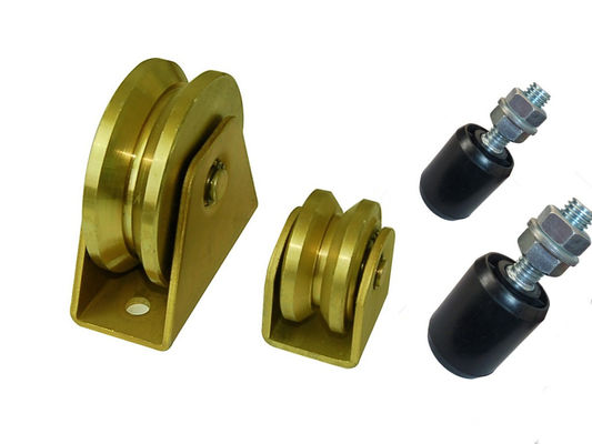 Con lăn hướng dẫn cổng trượt có thể điều chỉnh 6 &quot;25mm 30mm 40mm Đen