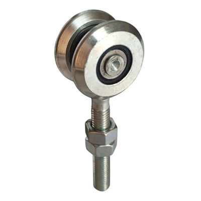 2 bánh M12 100mm Trượt Treo Cửa Nhà để xe Con lăn Ròng rọc Bánh xe