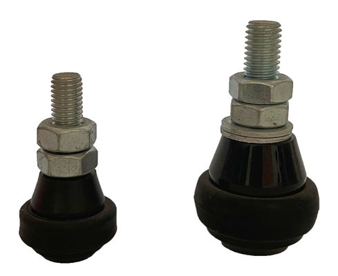 Con lăn dẫn hướng nylon 43MM 30MM M12 Cổng trượt M12 Màu đen