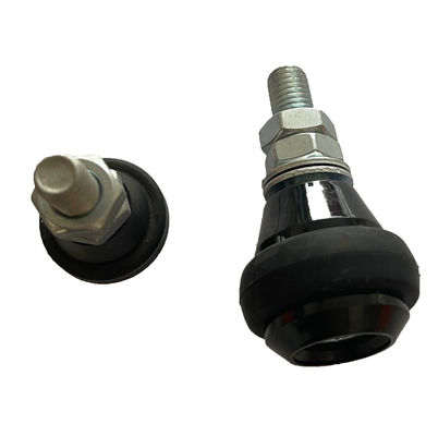 Con lăn dẫn hướng nylon 43MM 30MM M12 Cổng trượt M12 Màu đen