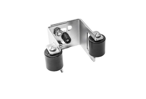Giá đỡ con lăn cổng trượt công xôn 195x225mm với 2 con lăn nylon cho cổng công tác có thể điều chỉnh