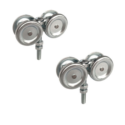 M12 Bulông treo cửa cuốn và theo dõi nội thất Barn cửa cuốn Kit phần cứng Đường sắt hộp