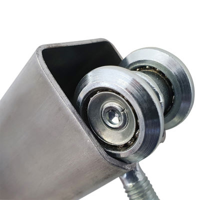 Bánh xe lăn cửa cuốn 38mm Bốn kim loại sắt với bi thép