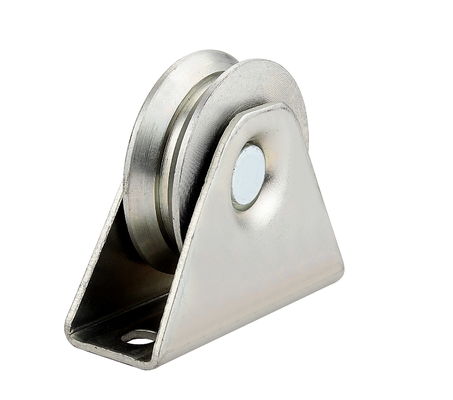 Bánh xe cổng trượt điện 75mm Con lăn Cổng trục tự động Bánh xe con lăn