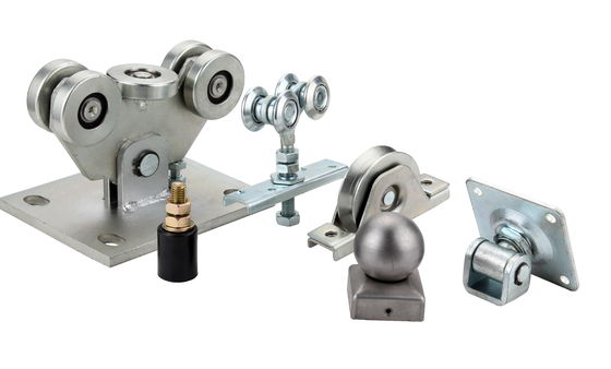 Bánh xe cổng trượt điện 75mm Con lăn Cổng trục tự động Bánh xe con lăn