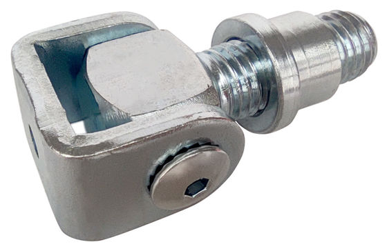 Bản lề M16 trắng mạ kẽm có thể điều chỉnh mối hàn với bản lề cổng xoay đai ốc