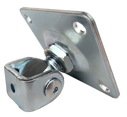 Bản lề kẽm trắng M16 bản lề hàn có thể điều chỉnh với bản lề cửa xoay tấm vuông