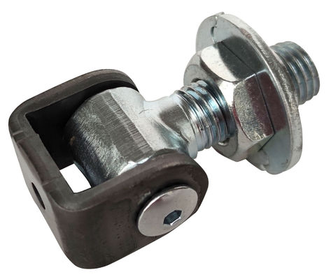 Mối hàn kẽm M16 bạc trên bản lề cửa xoay có thể điều chỉnh cổng Bản lề với tấm Jionted