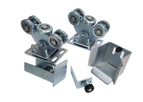 Bánh xe cổng trượt bằng thép có thể điều chỉnh kẽm bạc với 5 hộp mực 126mm