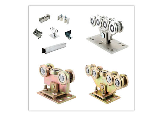 Bánh xe cổng trượt bằng thép có thể điều chỉnh kẽm bạc với 5 hộp mực 126mm