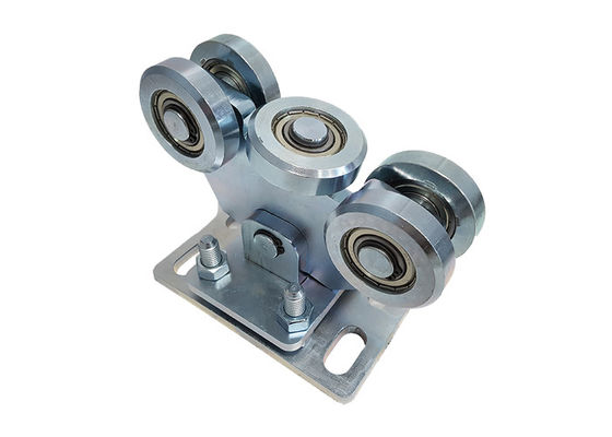 Bánh xe cổng trượt bằng thép có thể điều chỉnh kẽm bạc với 5 hộp mực 126mm