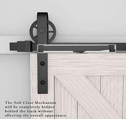 Phần cứng cổng Barn 14 Ft 144 inch 70-160lb Đóng nhẹ Cơ chế phần cứng cửa Barn trượt