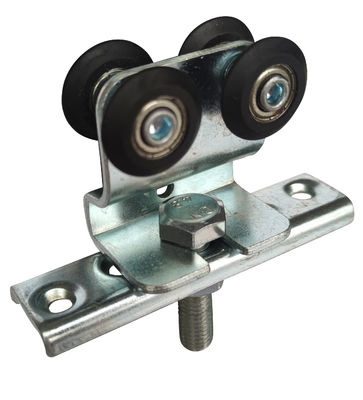 Bộ con lăn cửa treo bằng thép mạ kẽm Q235 với tấm trung tâm rèn