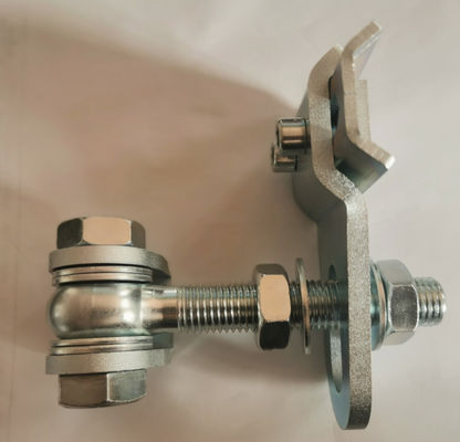 M16 Bản lề thép kẽm trắng 4d Có thể điều chỉnh hướng hàn trên bản lề cho cửa xoay