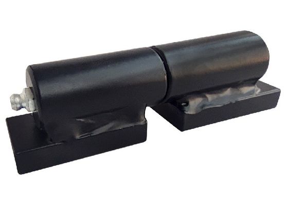 5 '' Bản lề cổng hạng nặng Bản lề bằng sắt rèn Chân đế cố định cổng bằng sắt sơn tĩnh điện Sơn màu đen