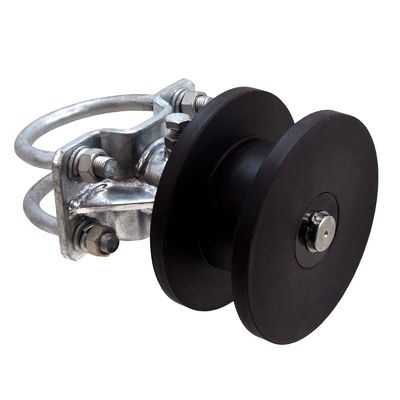 Liên kết chuỗi thép hình vuông Nylon Cantilever Roller cho cổng hàng rào