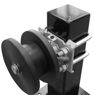 Liên kết chuỗi thép hình vuông Nylon Cantilever Roller cho cổng hàng rào