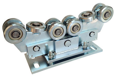 Bộ cổng trượt công xôn điện 10 bánh xe cho 80x80 ray 68mm Tấm điều chỉnh con lăn