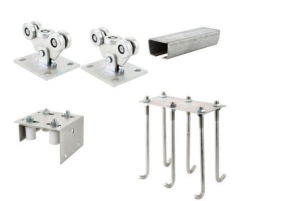 Phần cứng cửa trượt 8 bánh 5 bánh Phần cứng cửa trượt ngoài trời Bộ công cụ công xôn vàng bạc