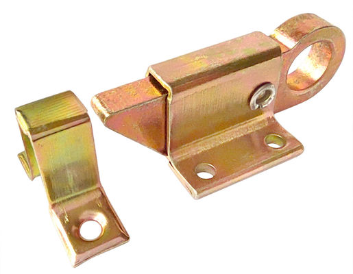 Khóa chốt cửa trượt bằng đồng thau hạng nặng Kẽm vàng trắng 68mm