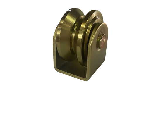 Bánh xe cổng trượt 43mm 58mm 60mm Vòng bi đôi hạng nặng Y rãnh bên ngoài