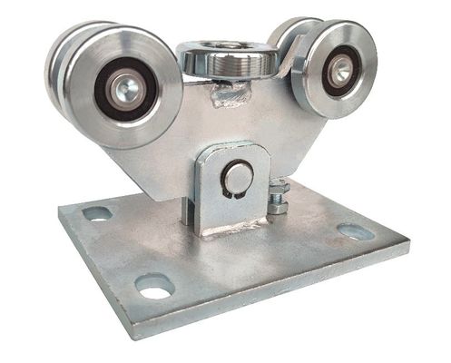 Con lăn cổng công xôn trượt hạng nặng mạ kẽm cho cổng công xôn 5 bánh xe giữa