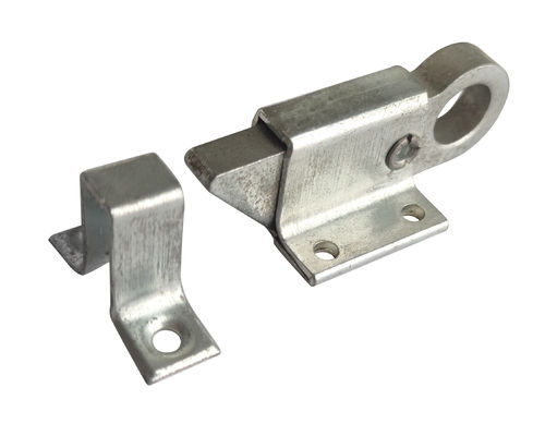 Khóa chốt cửa trượt bằng đồng thau hạng nặng Kẽm vàng trắng 68mm