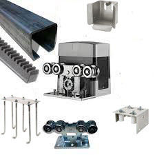 Bộ KIT hoàn chỉnh mạ kẽm vàng bạc cho Hệ thống cổng công xôn 5 bánh cho cổng trung bình